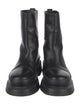 Valentino Leather Studded Accents Rain Boots