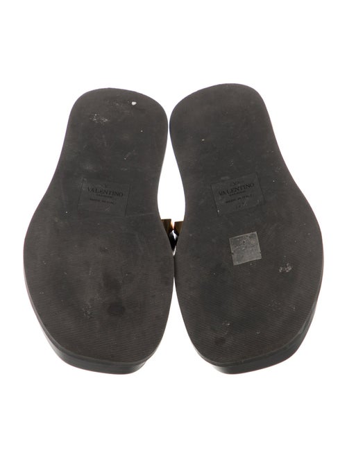 Valentino Rockstud Accents Leather Sandals