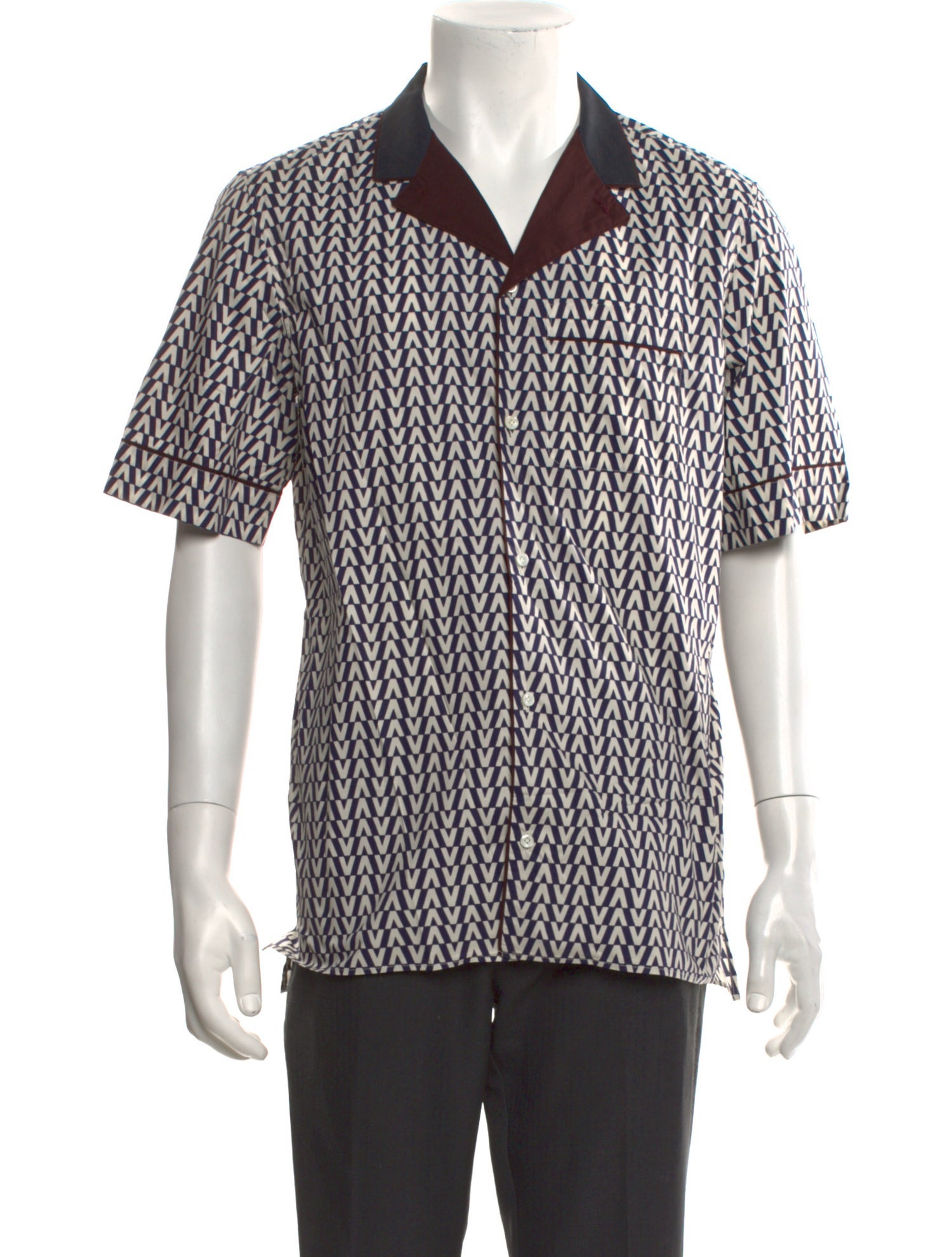 Valentino Printed Short Sleeve Shirt