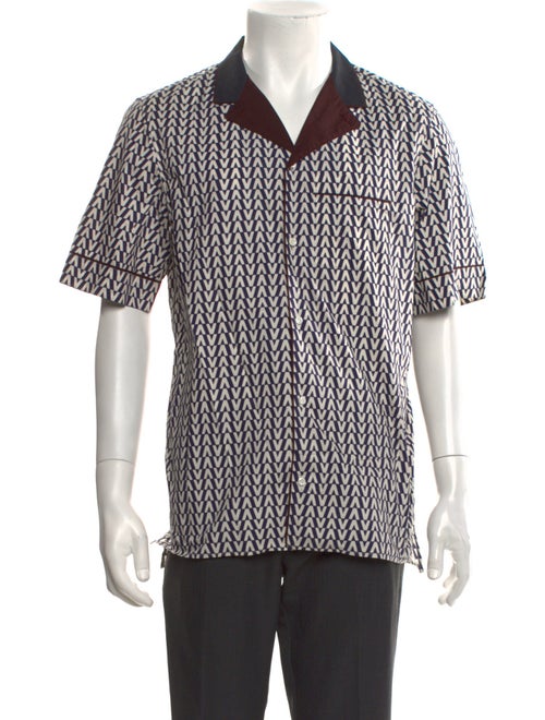 Valentino Printed Short Sleeve Shirt