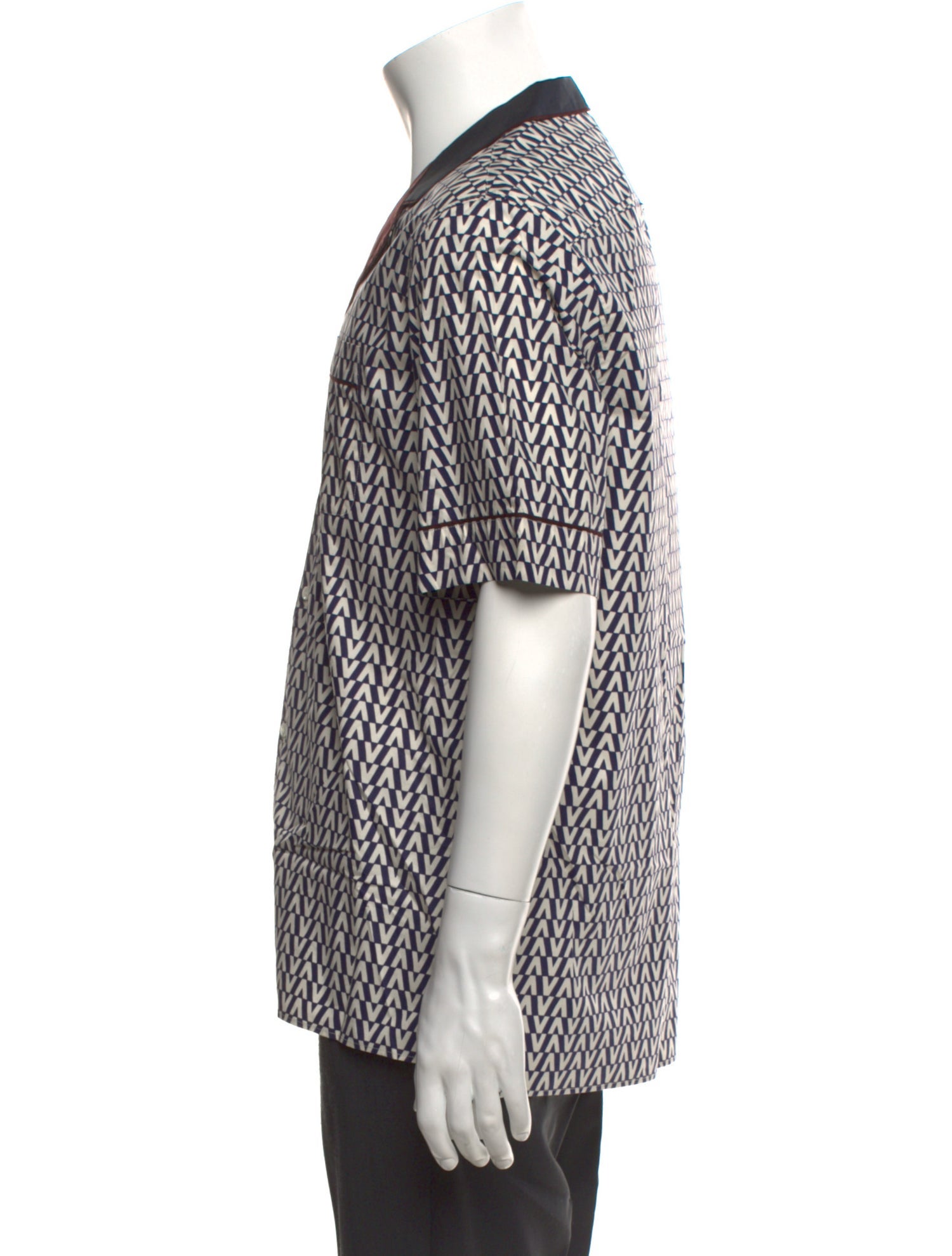 Valentino Printed Short Sleeve Shirt