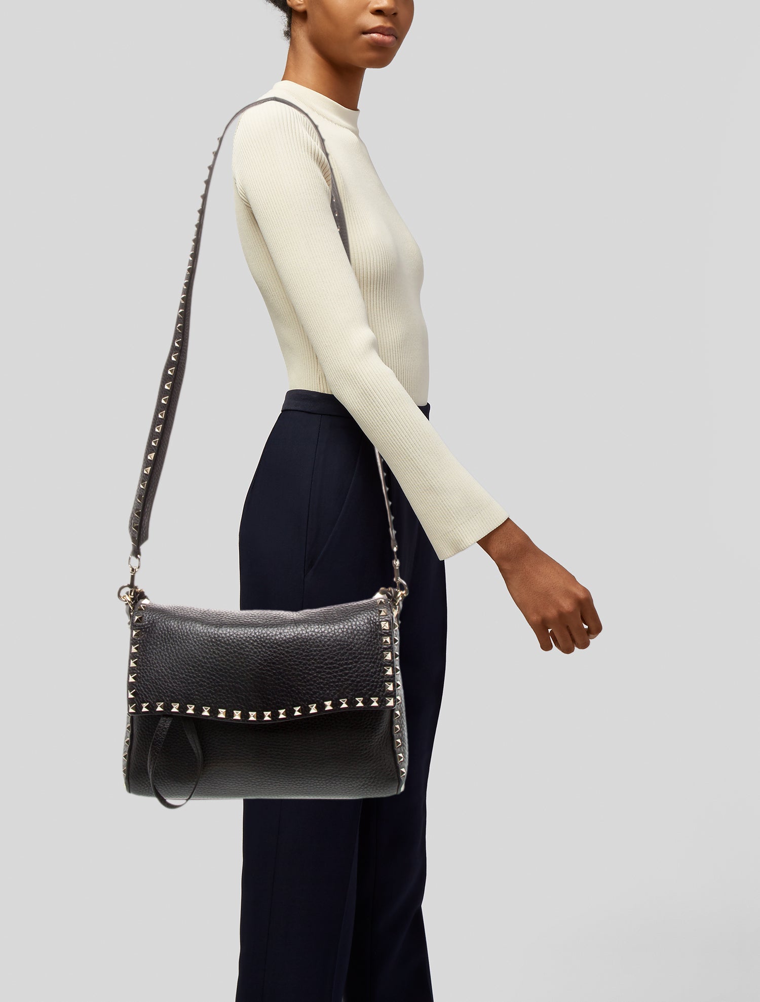 Valentino Leather Shoulder Bag