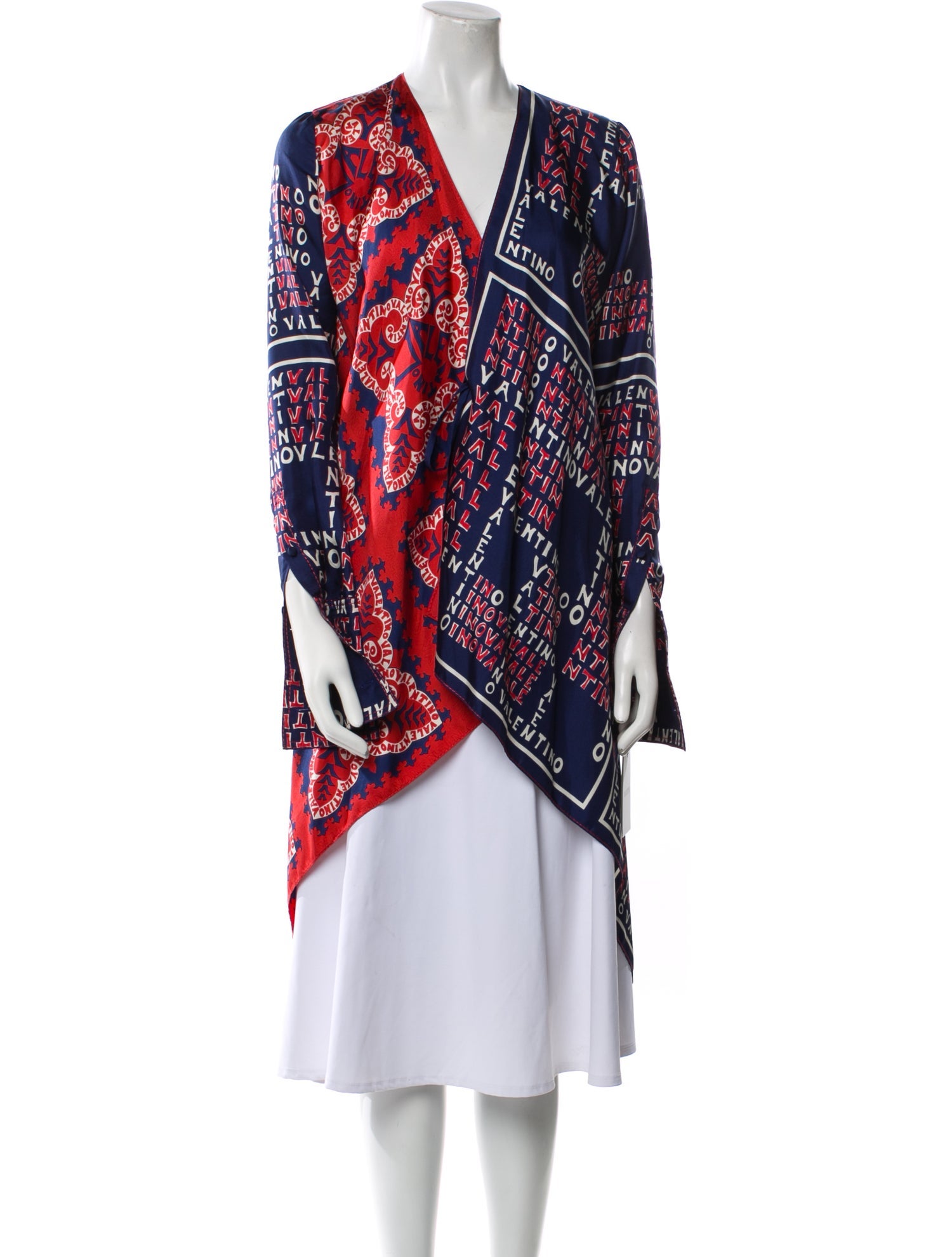 Valentino Silk Printed Jacket