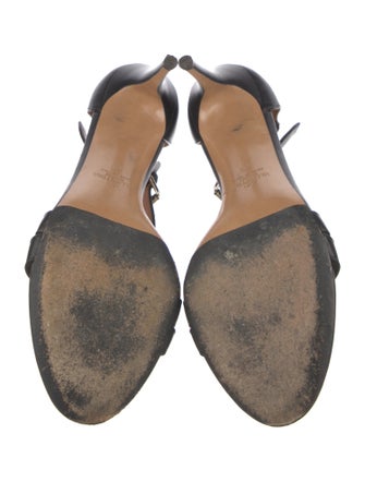 Valentino Rockstud Accents Leather Sandals