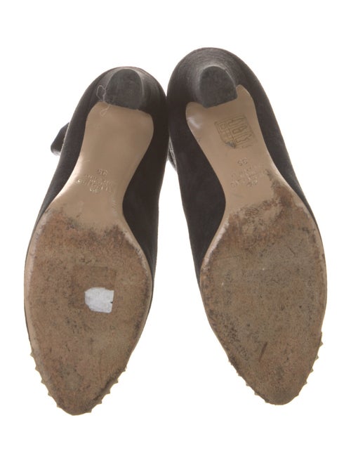 Valentino Suede Studded Accents Sock Boots