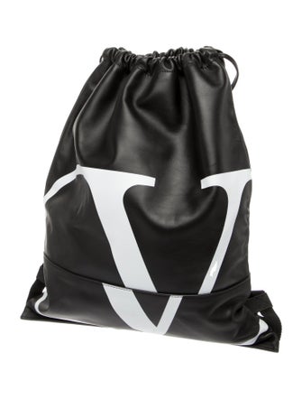 Valentino Leather Bucket Bag