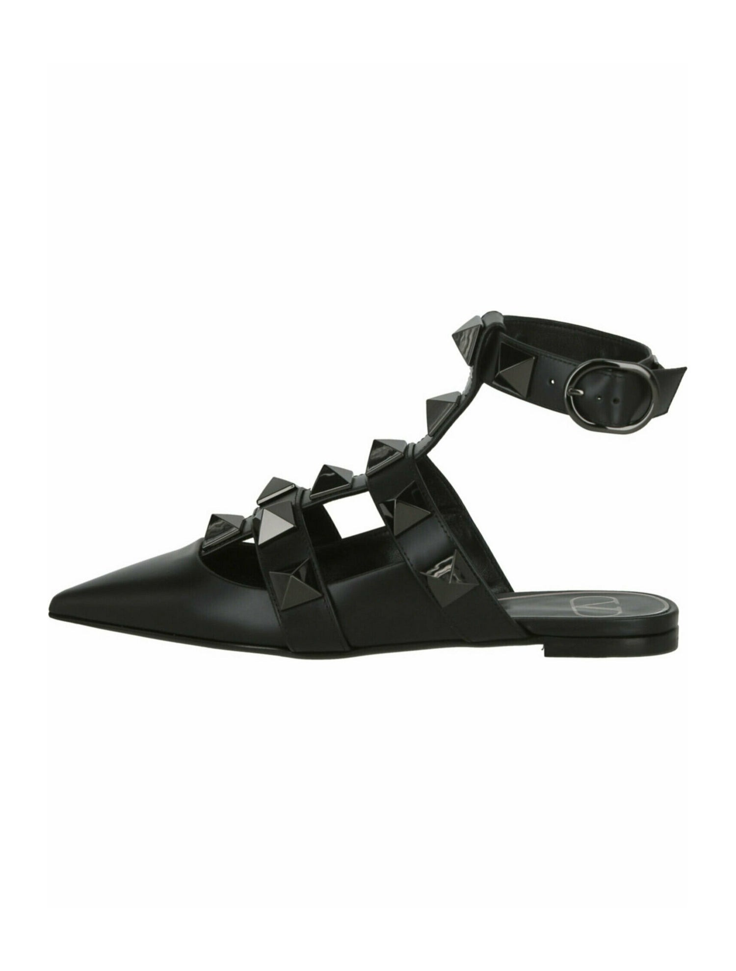 Valentino Roman Stud Calf Leather Rockstud Accents Sandals w/ Tags