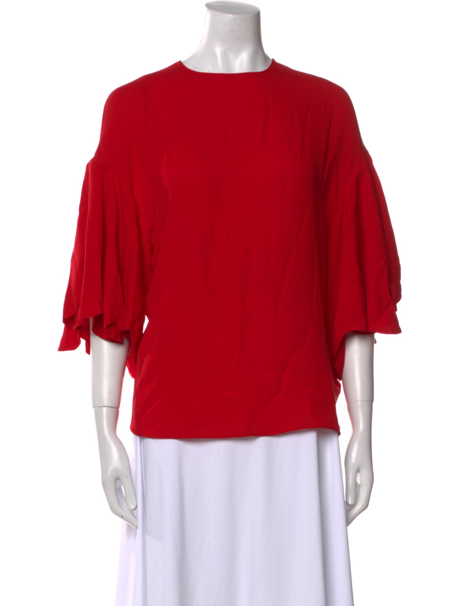 Valentino Silk Crew Neck Blouse