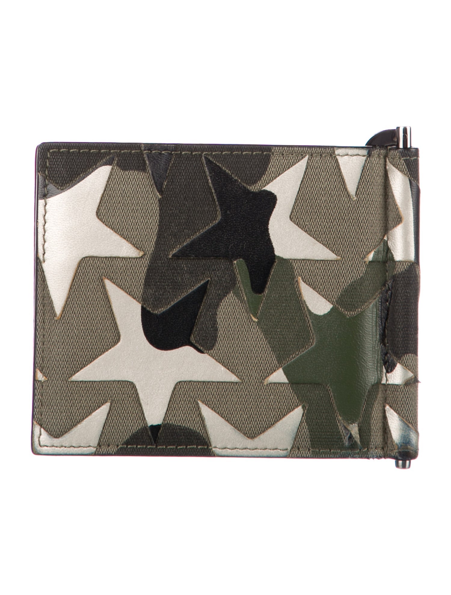 Valentino Leather Printed Coin Pouch