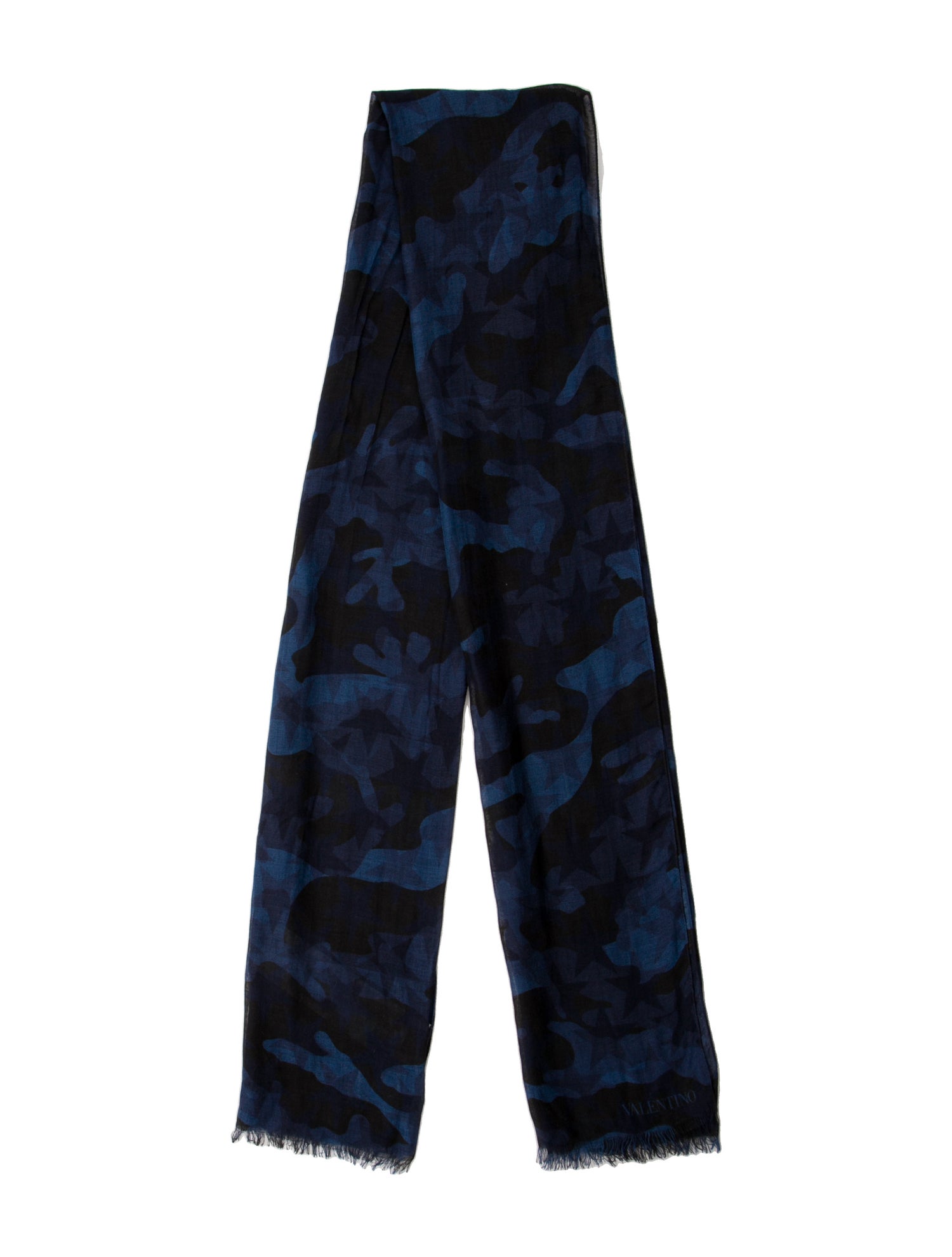 Valentino Wool Printed Scarf