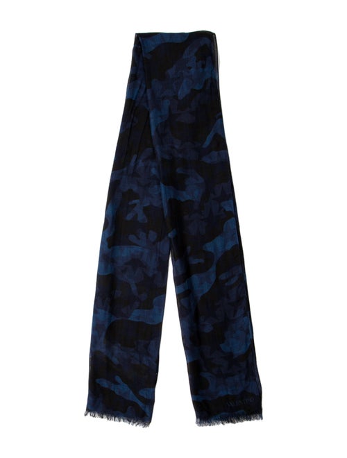 Valentino Wool Printed Scarf