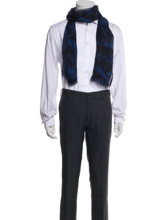 Valentino Wool Printed Scarf