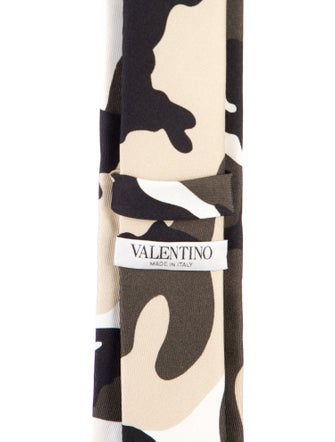 Valentino Silk Pattern Print Tie