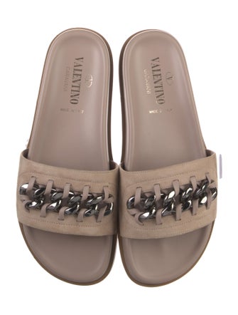 Valentino Suede Whipstitch Trim