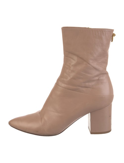 Valentino Rockstud Accents Leather Boots