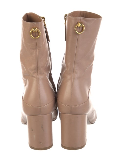 Valentino Rockstud Accents Leather Boots