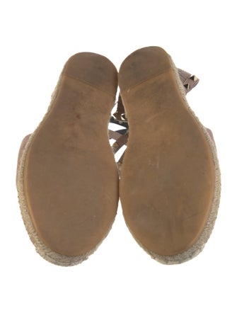 Valentino Rockstud Accents Leather Espadrilles