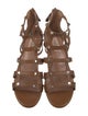 Valentino Rockstud Accents Leather Gladiator Sandals