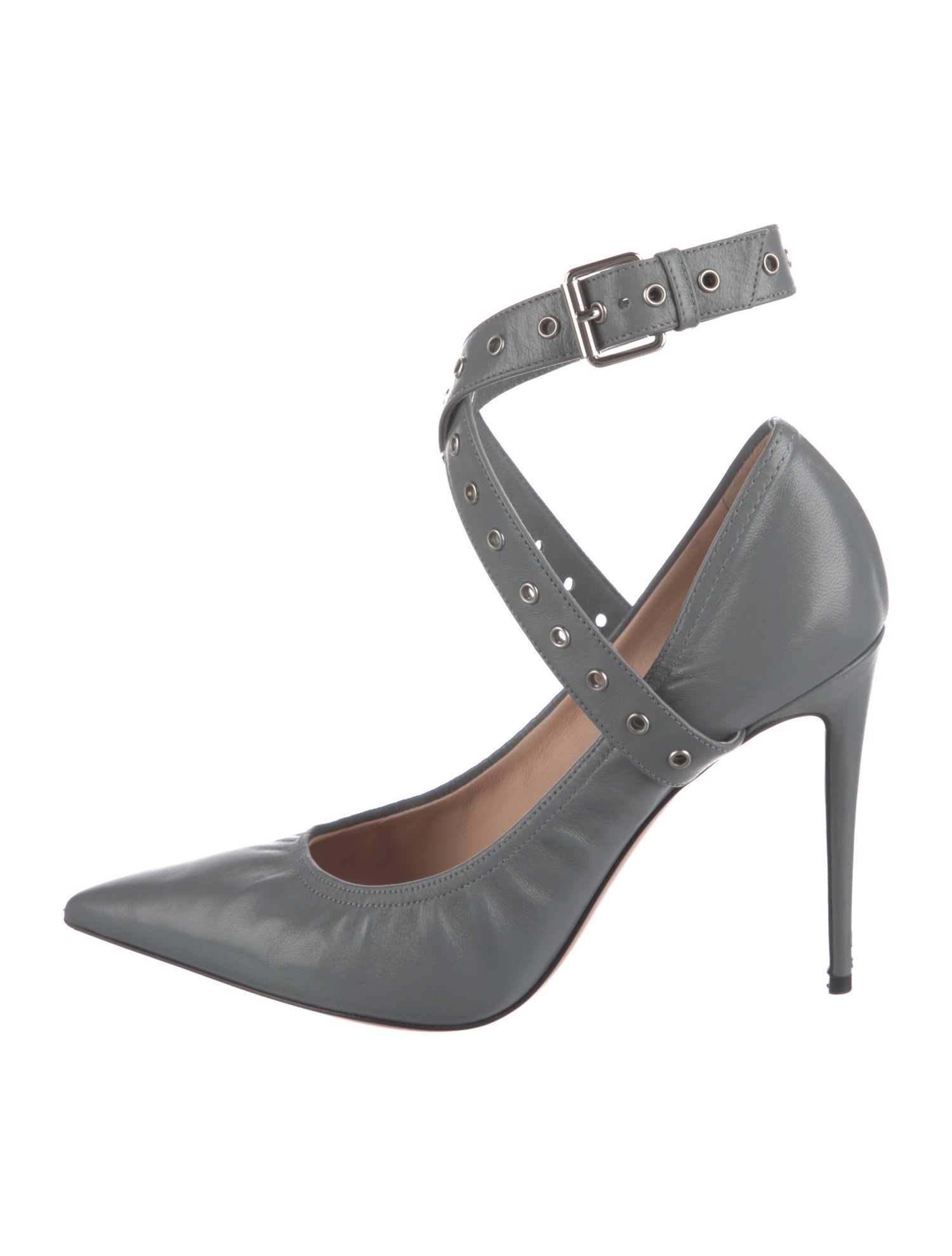 Valentino Love Latch Leather Pumps
