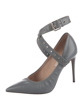 Valentino Love Latch Leather Pumps
