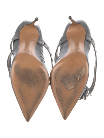 Valentino Love Latch Leather Pumps