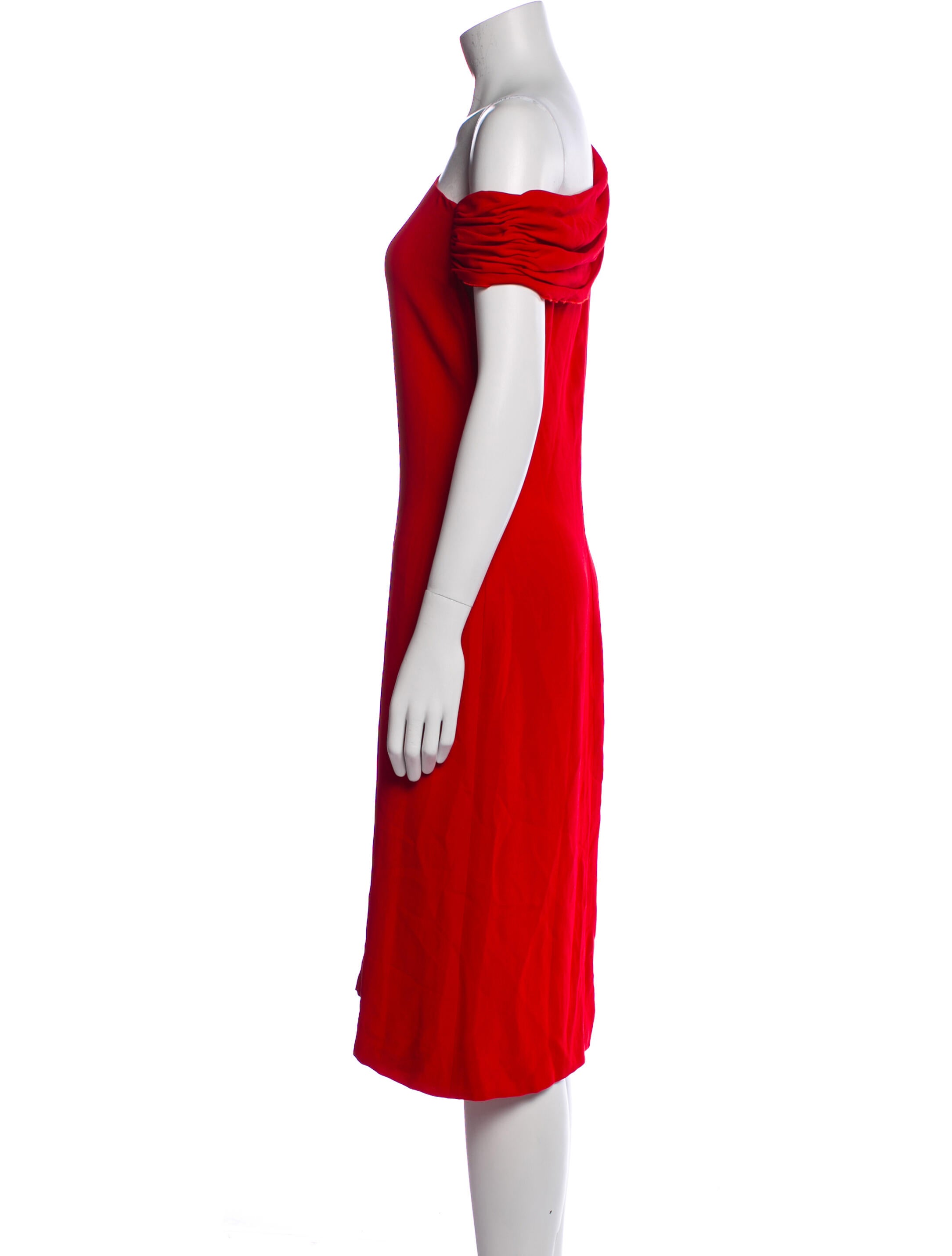 Valentino Silk Knee-Length Dress