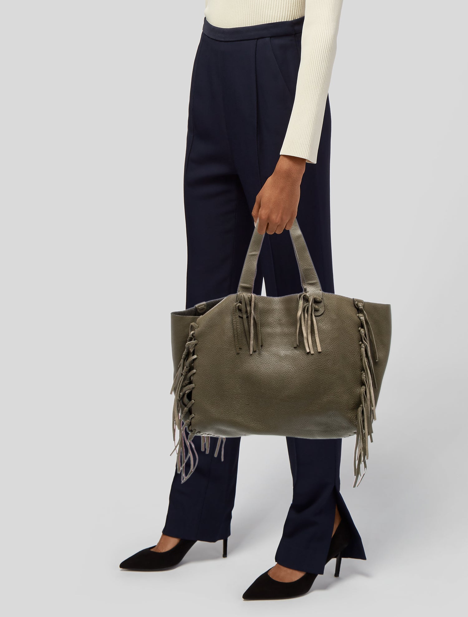 Valentino Leather Shoulder Bag