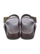 Valentino Rockstud Accents Leather Slides