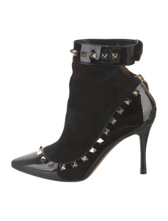 Valentino Rockstud Accents Patent Leather Pumps