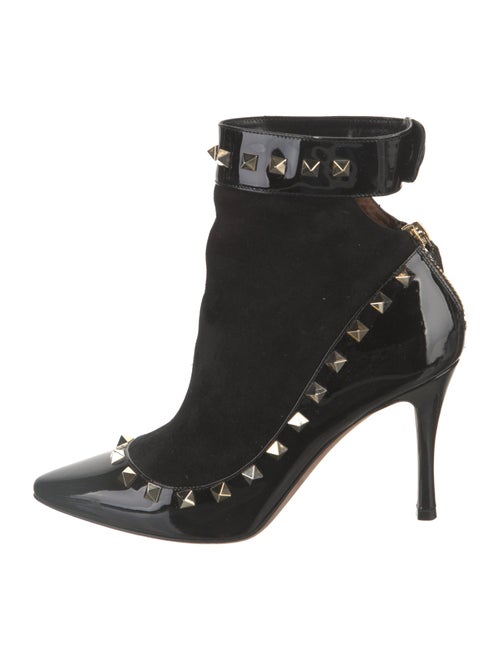 Valentino Rockstud Accents Patent Leather Pumps