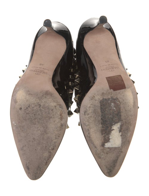 Valentino Rockstud Accents Patent Leather Pumps