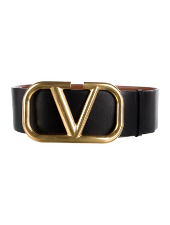 Valentino Wide Leather Belt