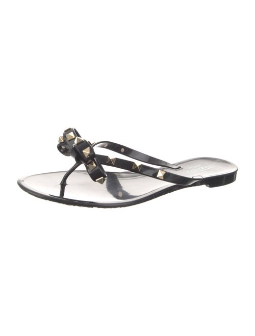 Valentino Rubber Studded Accents Slides