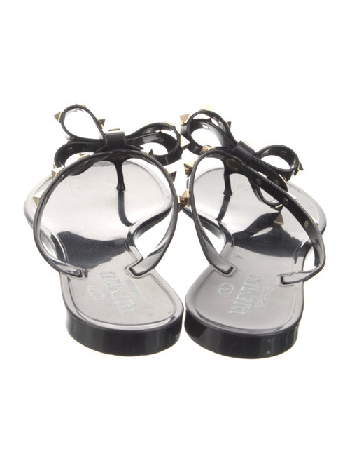 Valentino Rubber Studded Accents Slides