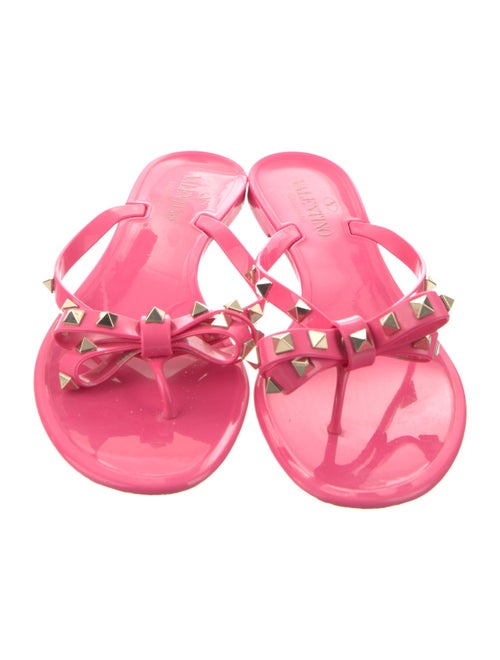Valentino Rubber Studded Accents Slides