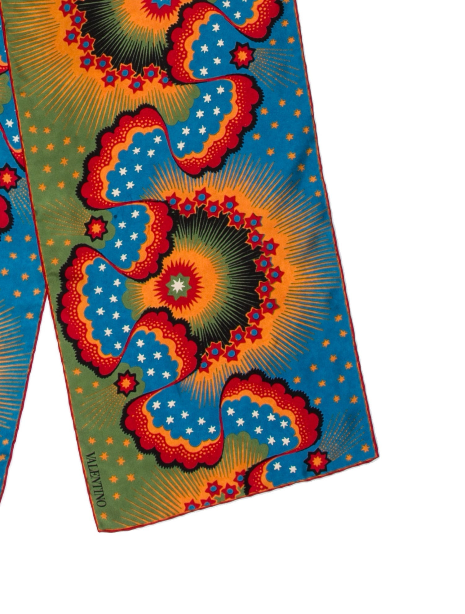 Valentino Silk Paisley Print Scarf