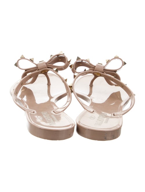 Valentino Rubber Studded Accents Slides