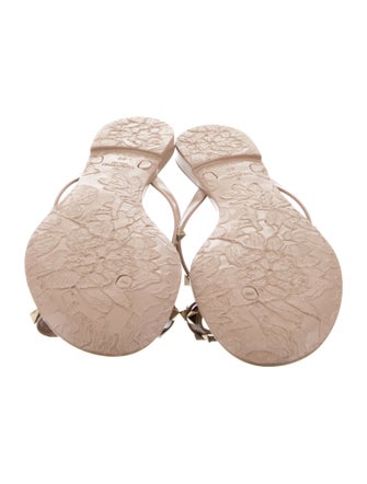 Valentino Rubber Studded Accents Slides