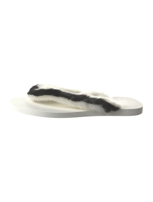 Valentino Fur Slides