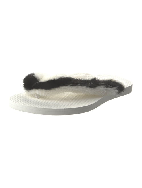 Valentino Fur Slides