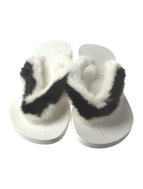 Valentino Fur Slides