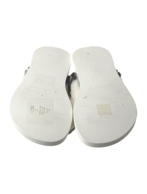 Valentino Fur Slides