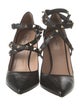 Valentino Rockstud Accents Leather Pumps