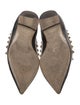 Valentino Patent Leather Studded Accents Ballet Flats