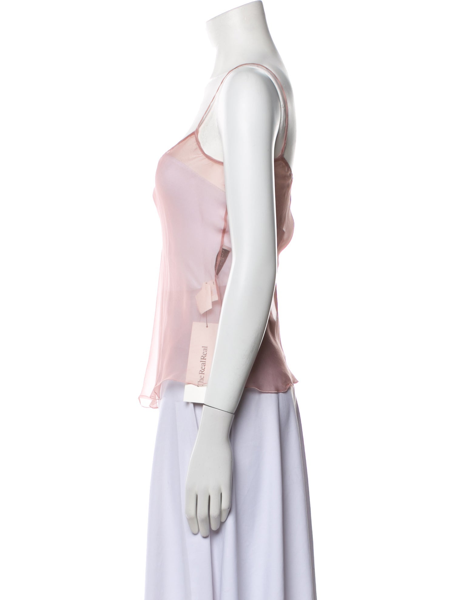 Valentino Silk Scoop Neck Top