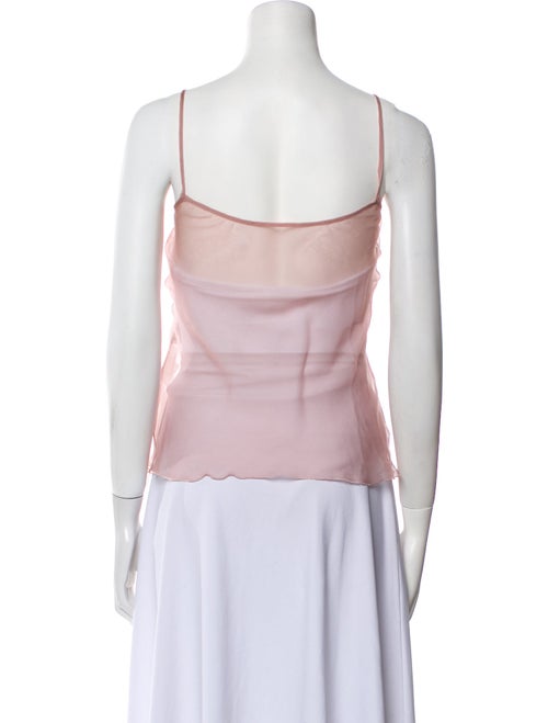 Valentino Silk Scoop Neck Top