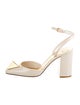 Valentino Rockstud Accents Patent Leather Slingback Pumps