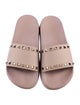 Valentino Rockstud Accents Rubber Slides