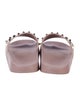 Valentino Rockstud Accents Rubber Slides