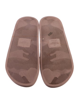 Valentino Rockstud Accents Rubber Slides